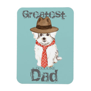 Maltesischer Vater Magnet