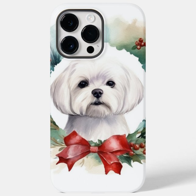 Maltesischer Weihnachtsmann Case-Mate iPhone 14 Pro Max Hülle (Rückseite)