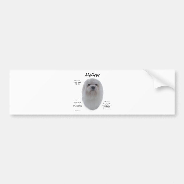 Maltesisches Geschichtsdesign Autoaufkleber (Vorne)