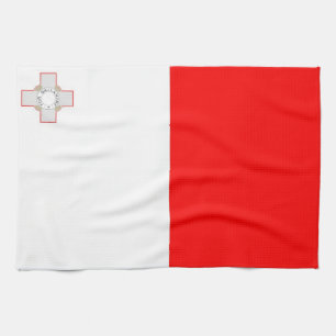 Maltesisches Handtuch unter Landesflagge