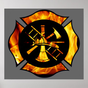 Maltesisches Kreuz-2-Poster Poster