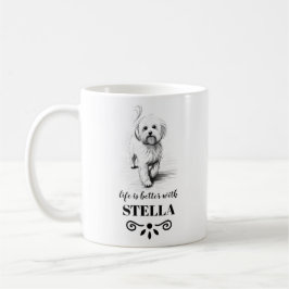 Maltesisches Leben ist besser mit dem benutzerdefi Kaffeetasse