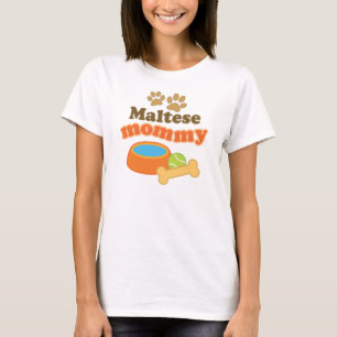 Maltesisches Mama-Hundezucht-Geschenk T-Shirt