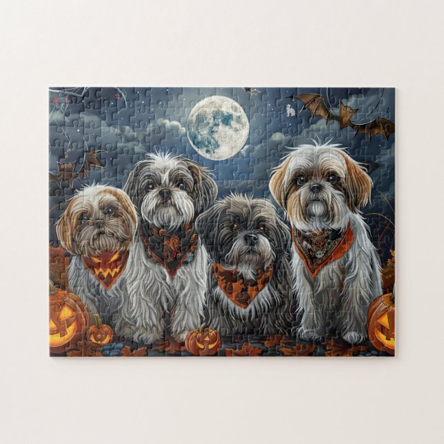 Malti Tzu Halloween Spooky (Horizontal)