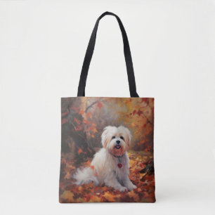 Malti Tzu im Herbst Leaves Fall Inspiriert Tasche