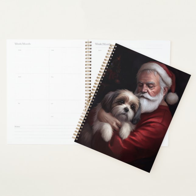 Malti Tzu mit Weihnachtsmann Weihnachten Planer (Anzeige)
