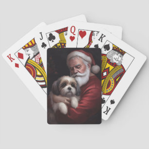 Malti Tzu mit Weihnachtsmann Weihnachten Spielkarten