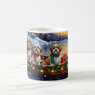 Malti Tzu Weihnachtsboot-Feiertag Kaffeetasse
