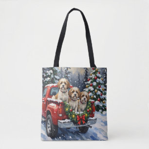 Malti-Tzu Weihnachtsroter LKW Urlaub Tasche