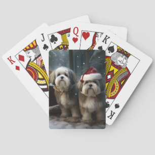 Malti zum Schlitten-Weihnachtsdekor  Spielkarten