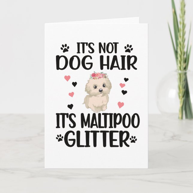 Maltipoo Dog Lover Maltipoo Mama Maltipoo Eigentüm Karte (Vorderseite)