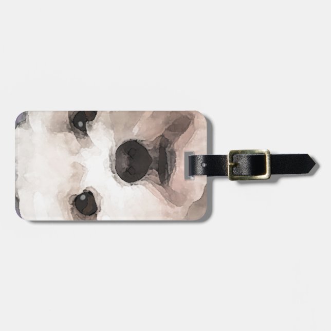 Maltipoo Gepäckanhänger (Vorderseite horizontal)