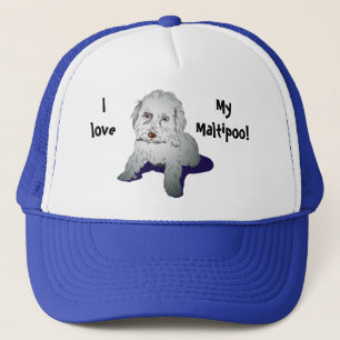Maltipoo Niedlich Puppy Truckerkappe