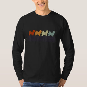 Maltipoo Vintage Retro Mama Papa Hund Frauen T-Shirt