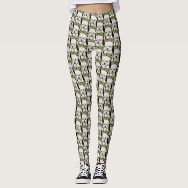 Maltipoo Welpen-Leggings Leggings (Vorderseite)