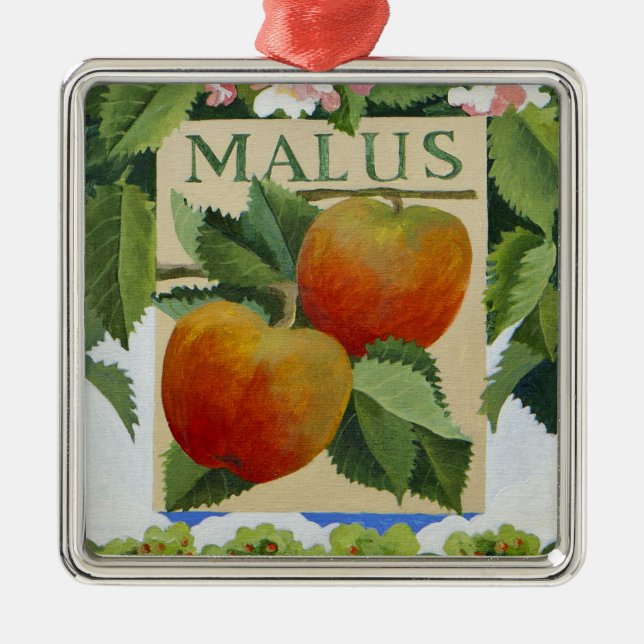 Malus Ornament Aus Metall (Vorne)
