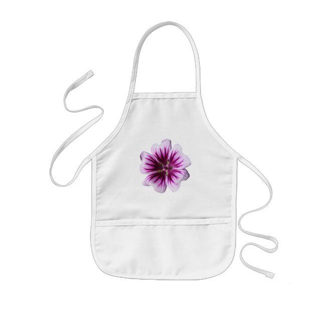 Malva-Ausschnitt ~ Babyschellfisch Kinderschürze (Vorne)