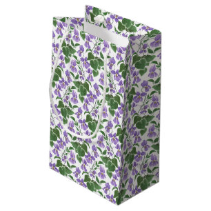 Malven-Veilchen-Blumenmuster Kleine Geschenktüte