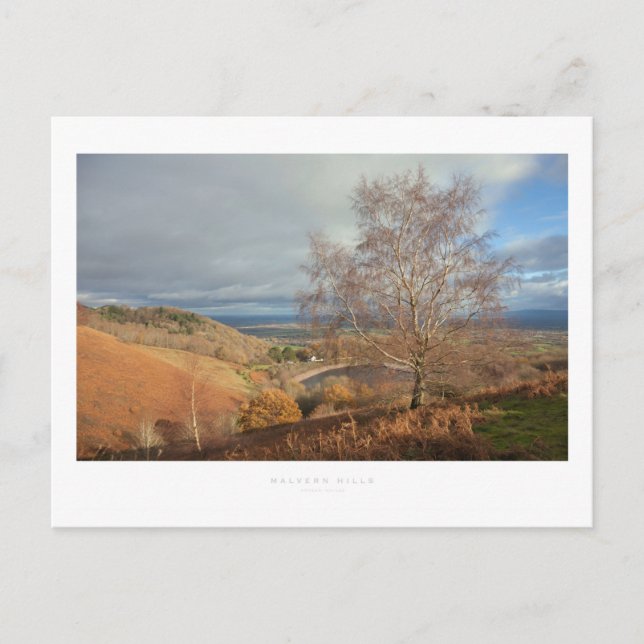 Malvern Hills Postkarte (Vorderseite)