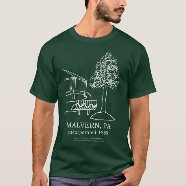 Malvern (PA) - T-shirt de parc de Burke (Devant)