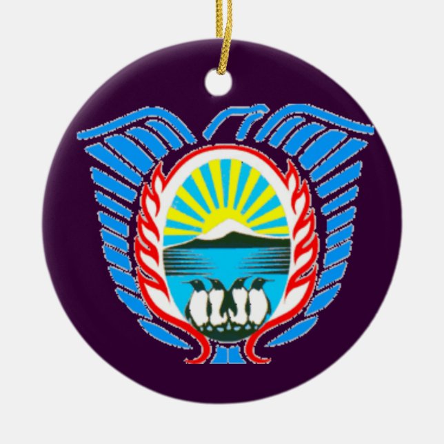 Malvinas Argentinien Weihnachtsschmuck (Vorne)