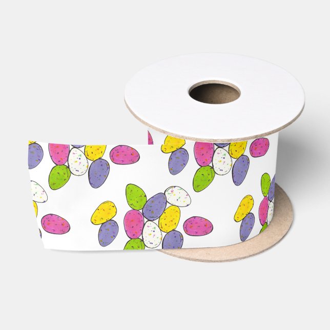 Malzmilcheier Happy Oaster Basket Candy Satinband (Spule)