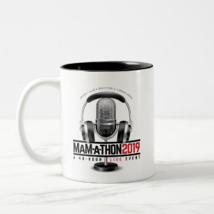 MaM-a-Thon-Tasse Zweifarbige Tasse
