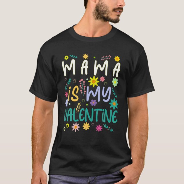 Mam ist mein Valentinin-Valentinstag T-Shirt (Vorderseite)