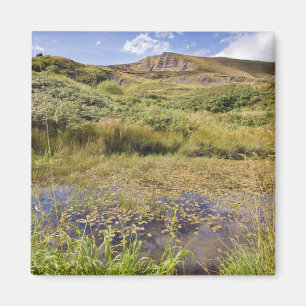 Mam Tor im Souvenir-Foto des Peak District Magnet