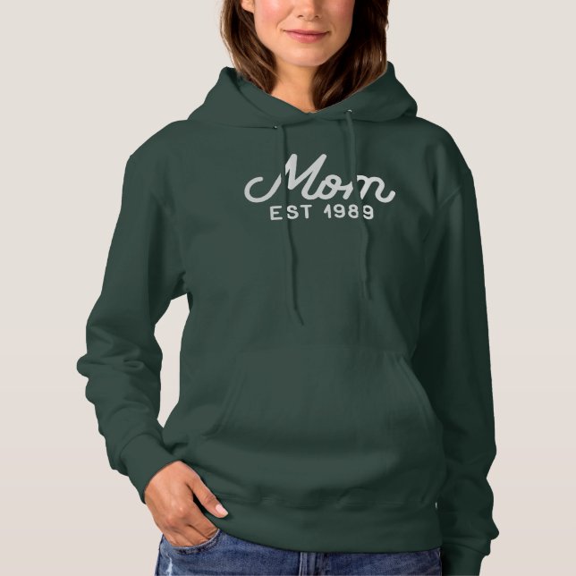 Mama 1989 Muttertag  Hoodie (Vorderseite)