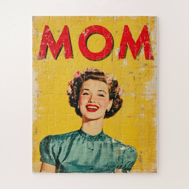 MAMA (1) Inspirierte Grafik der 60er Jahre (Vertikal)