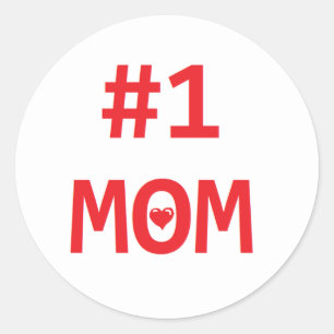 MAMA 1 RUNDER AUFKLEBER