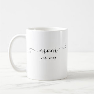 Mama. 2022 Elegantes Geschenk für die künftige M Kaffeetasse