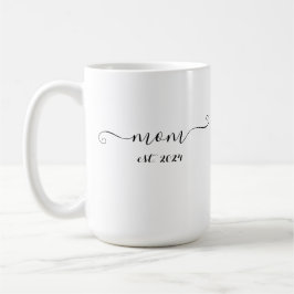 Mama. 2024 Elegantes Geschenk für die künftige Mam Kaffeetasse