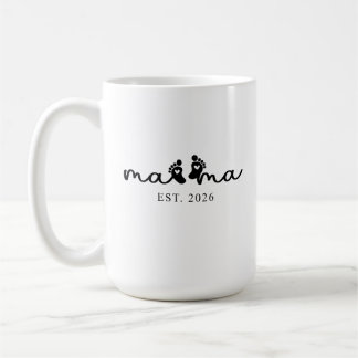 Mama 2026 | Tasse de café pour révélation de bébé