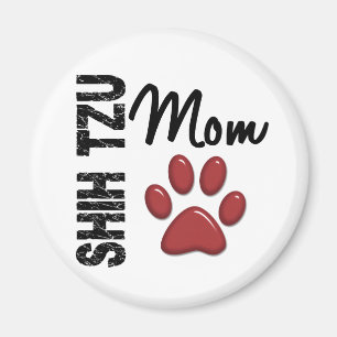 Mama 2 Shih Tzu Magnet