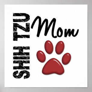 Mama 2 Shih Tzu Poster