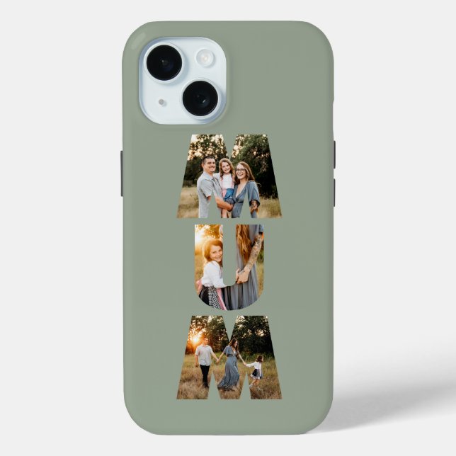 Mama 3 Foto Moderne, elegante Weibchen Case-Mate iPhone Hülle (Rückseite)