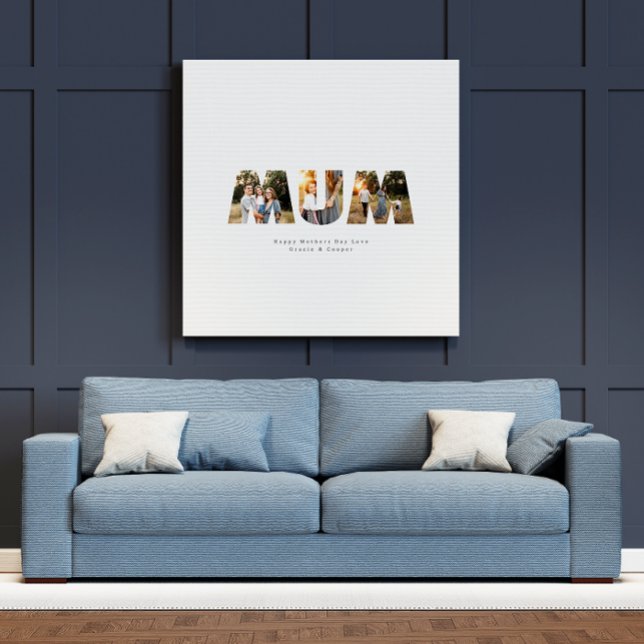 Mama 3 Foto Moderne schwarze Sahnemütter Leinwanddruck (Von Creator hochgeladen)