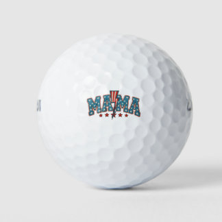 Mama 4. Juli Patriotische Mutter Blitz Golfball