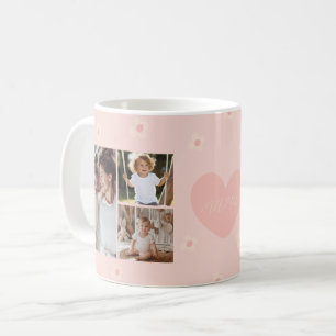 Mama 6 Photo Personnalisée Fête des Mères Café Mug