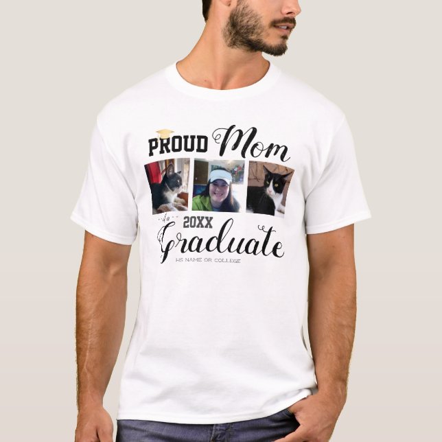 Mama Abschluss Shirt Weiß (Vorderseite)