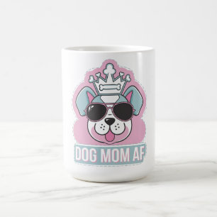 Mama AF - Funny Hund Mama Design Kaffeetasse