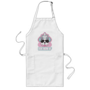 Mama AF - Funny Hund Mama Design Lange Schürze
