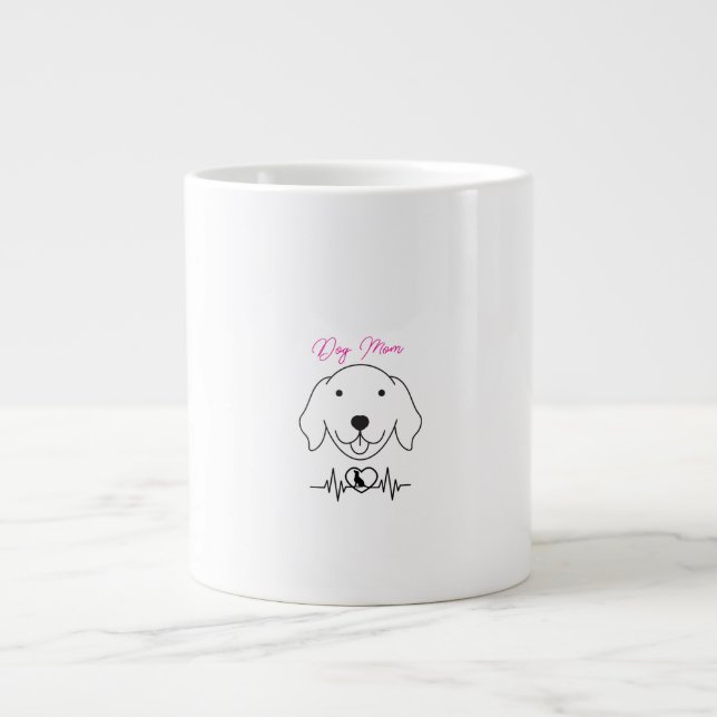 Mama AF - Stolz Eltern/Kind T - Shirt Jumbo-Tasse (Vorderseite)