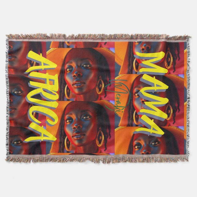 Mama Afrika Decke (Vorderseite)