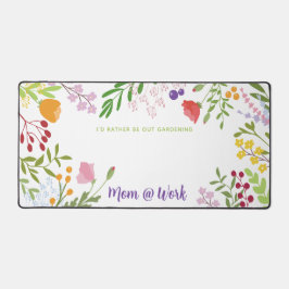 Mama am Arbeitsplatz Modernes, florales Personalis Schreibtischunterlage