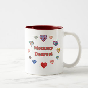 Mama am liebsten zweifarbige tasse