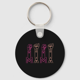 Mama American Sign Language Deaf Awareness Support Schlüsselanhänger