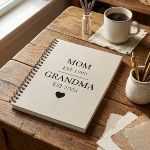 Mama an Oma Est-Jahr Familienreise Design Notizblock